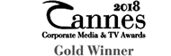 Cannes Corporate Media & TV Awards 2018 Gold Winner Logo
