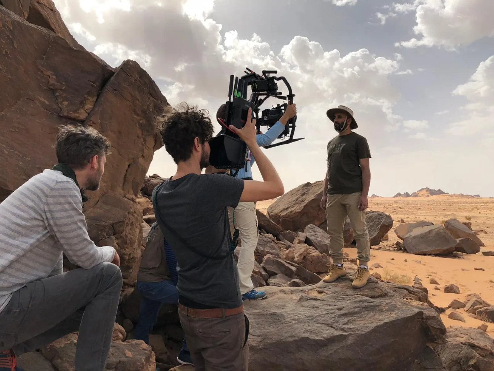 Shoot under extreme conditions in the desert.